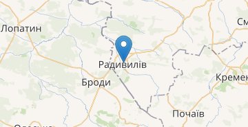 Χάρτης Radyvyliv