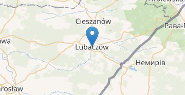 Žemėlapis Lubaczów