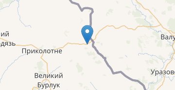 Zemljevid Chuhunivka