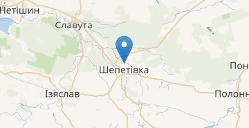 Kaart Shepetivka