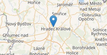 地図 Hradec Králové