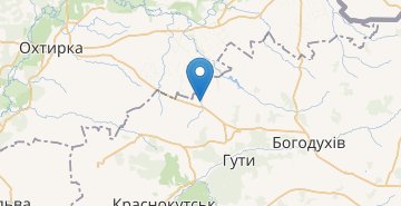 Карта Купьеваха (Богодуховский р-н)
