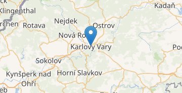 Zemljevid Karlovy Vary