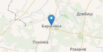 Mappa Baranivka (Zhytomyrska obl.)