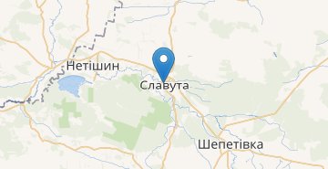 地図 Slavuta