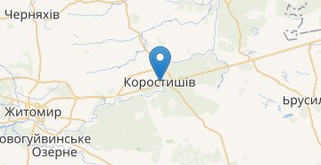 地図 Korostyshiv