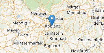 Kaart Koblenz