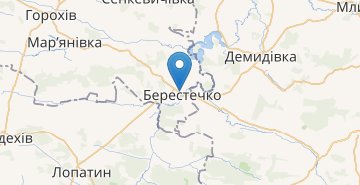 Karte Berestechko