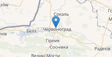 Žemėlapis Chervonohrad