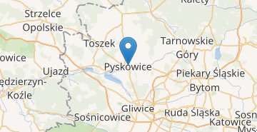 რუკა Pyskowice