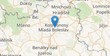 Karte Mlada Boleslav
