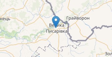 Kaart Velyka Pisarevka