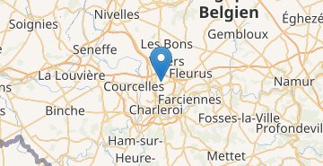 Térkép Brussels South Charleroi airport