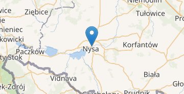 Karte Nysa