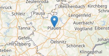 Žemėlapis Plauen
