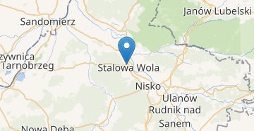 지도 Stalowa Wola