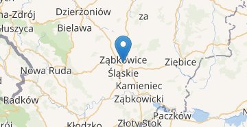 Zemljevid Zabkowice Slaskie