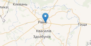 Kaart Rivne