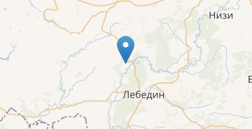 Zemljevid Mykhaylivka (Lebedynskyy r-n)