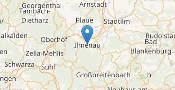 地图 Ilmenau
