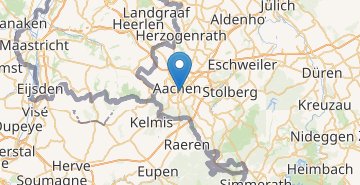 Žemėlapis Aachen