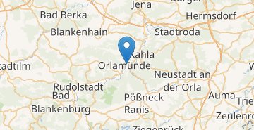 Térkép Orlamünde