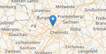 Mapa Chemnitz