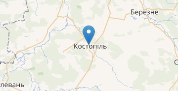 Kaart Kostopol