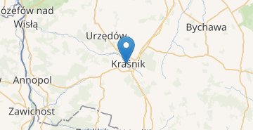 地図 Krasnik