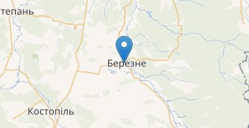 Žemėlapis Berezne (Rivnenska obl.)