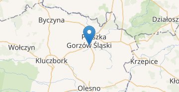 Térkép Gorzow Slaski