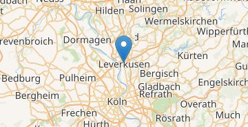 地図 Leverkusen