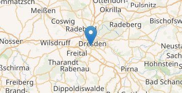 Zemljevid Dresden