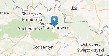 Kaart Starachowice
