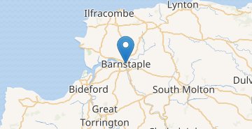 Mapa Barnstaple