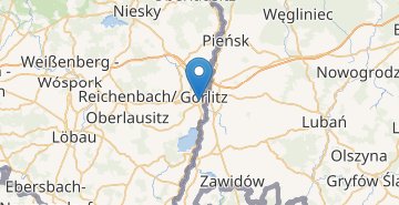 Mapa Gorlitz