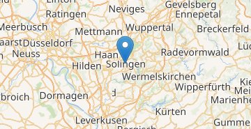 რუკა Solingen
