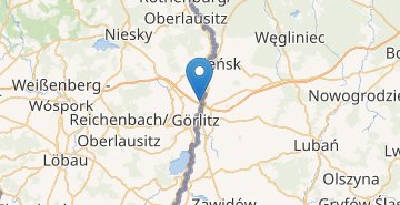 Kaart Ludwigsdorf