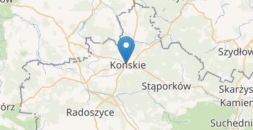 지도 Konskie