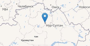 Térkép Kazakhstan