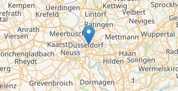 Žemėlapis Düsseldorf