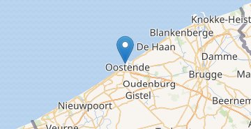 Karta Ostend