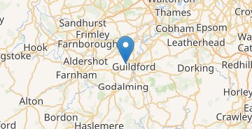 Kartta Guildford