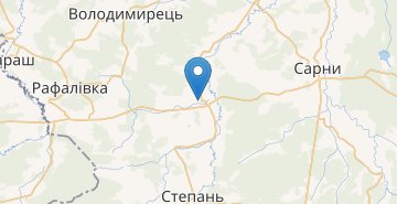 Žemėlapis Gorodets (Rivnenska obl.)