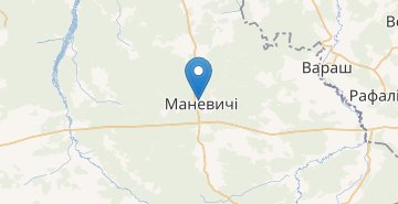 地図 Manevychi
