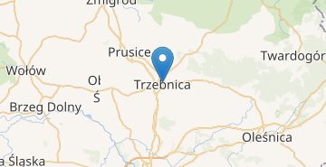 지도 Trzebnica