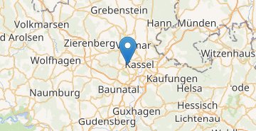 Žemėlapis Kassel