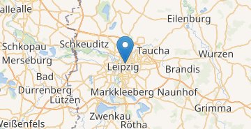 Kaart Leipzig