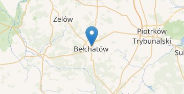 Kaart Belchatow