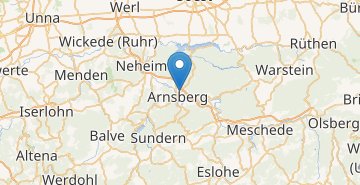 Žemėlapis Arnsberg